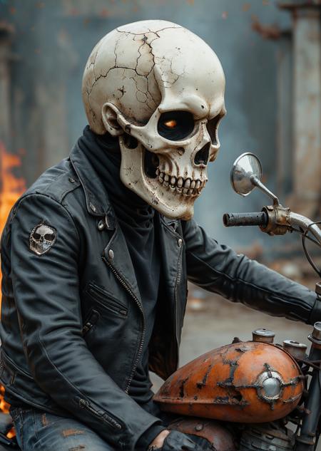 Skull helmet