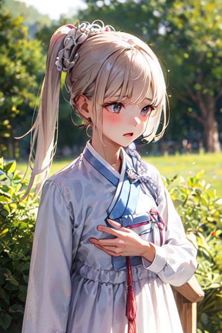 Female Noble Class Hanbok - Korea Clothes