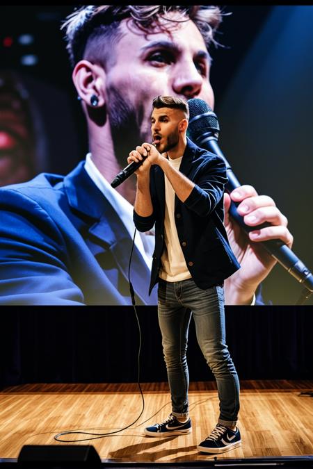 Rythmind / Loïc Barcourt (Beatboxer) - SDXL
