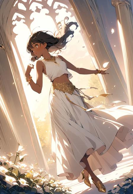 Anime Style Indian Dresses (Lehnga / Sari)