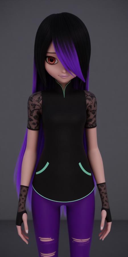 Juleka Couffaine, Ladybug, Miraculous. Different models and attires.