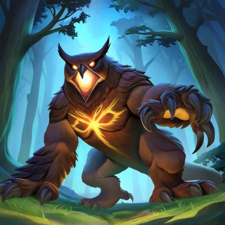 Magic creatures: Owlbears! Illustrious
