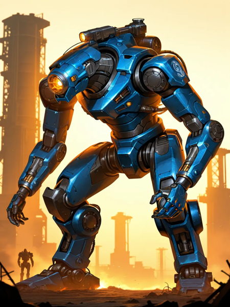 Industrial robot arm - IllustriousXL