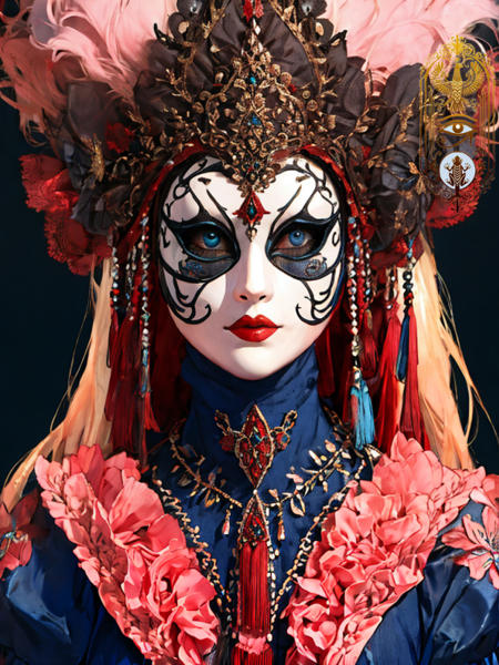 Venetian Carnival Dress Mask ?PapyLoop?