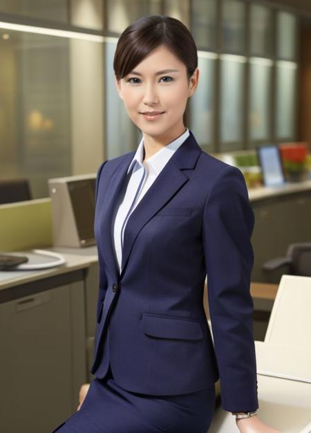 OL平均顔/Average face of Japanese women working in an office.