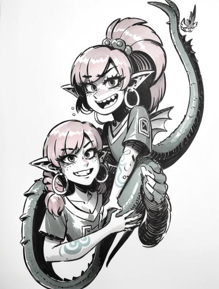 A Comic Sketches Style