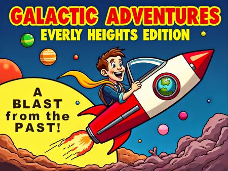 Everly Heights Retro Comic Strip Font (FLUX)