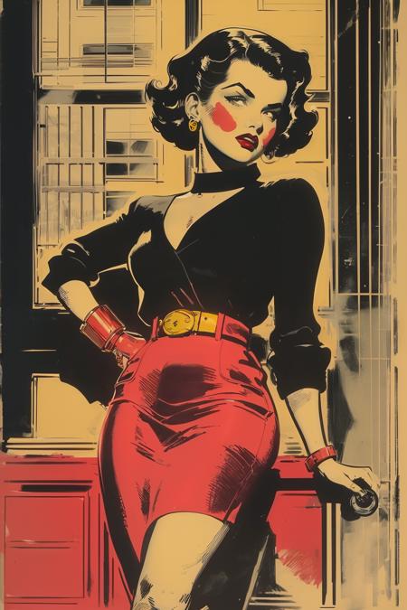 style of Milton Caniff 369