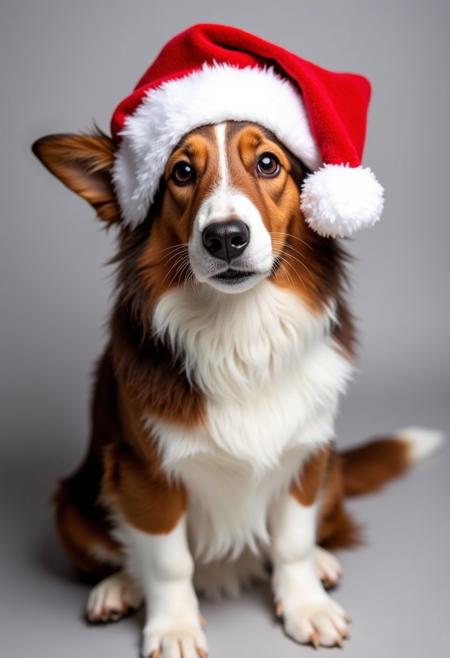 Wearing a Santa Hat (FLUX)