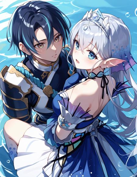 Yu-Gi-Oh! - Visas Starfrost and Tearlaments Kitkallos (ヴィサス＝スタフロスト& ティアラメンツ・キトカロス) illu\PonyXL