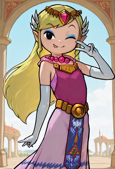 [WIND WAKER] Toon Link - Toon Zelda - Tetra [Illustrious Character + Style LoRA]版本WindWakerStyle_Illus_v1.0 (ID: 1209155)
