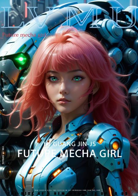CG-futuristic mecha female
