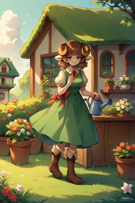 Weresheep | Monster Girl Encyclopedia (Pony XL LoRA)