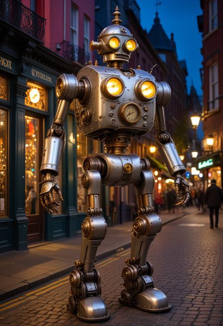 Dynamic Wildcard - steampunk robot unleashed