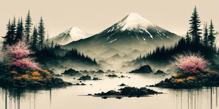 Ink scenery | 水墨山水