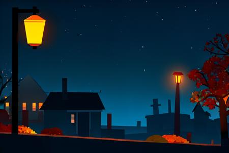 Night In The Woods style background