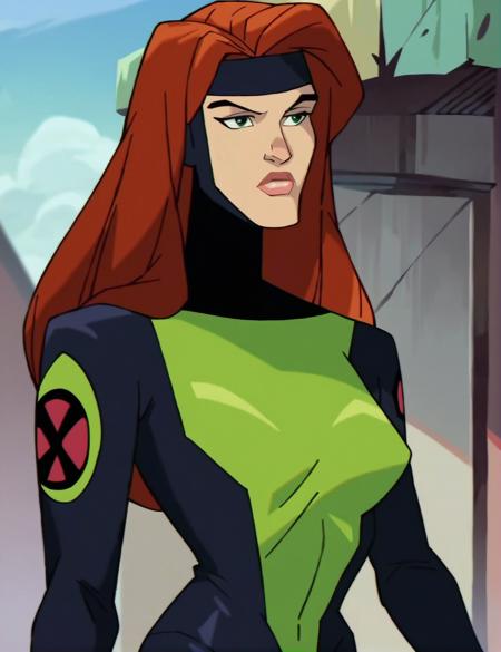 Jean Grey -X-Men Evolution PonyDiffusion XL版本v1.0 (ID: 424966)