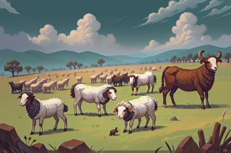 Western Bay - Digital Illustration 2.8 depth