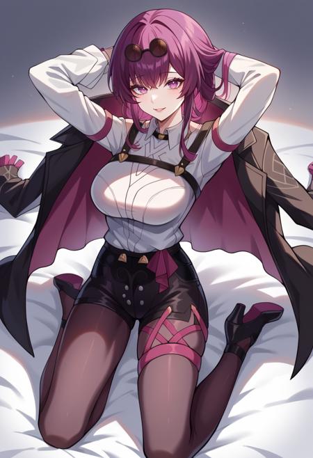 It's Kafka from that game, Honkai Star Rail or whatever版本v1.6 (ID: 588824)