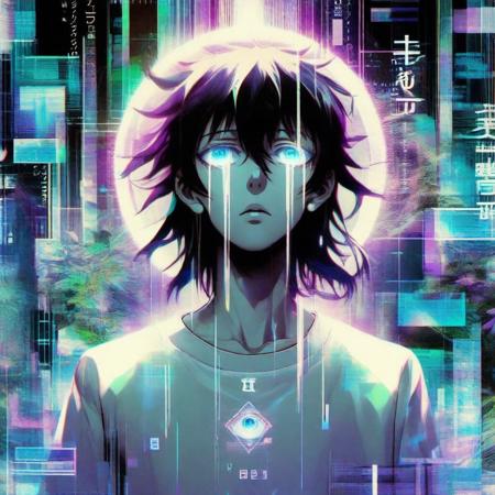 Anime Glitch Boy