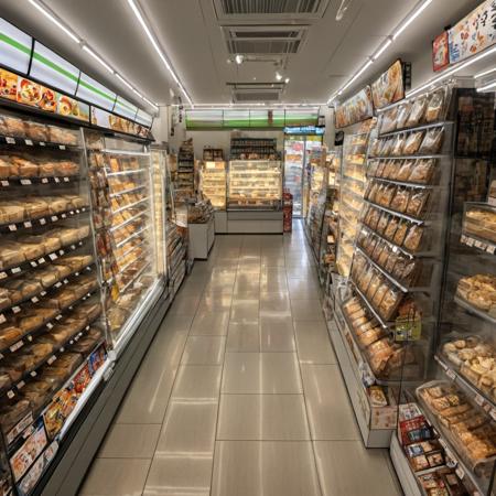 コンビニの店内F SDXL