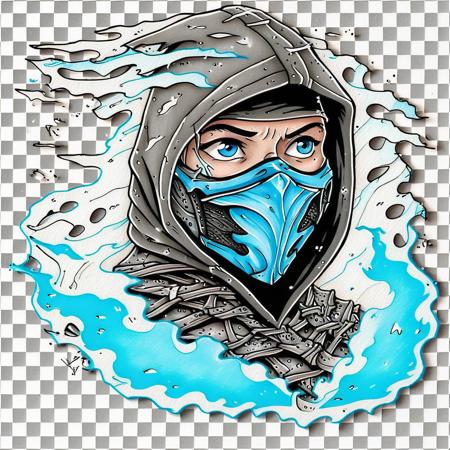 sub zero ( mortal kombat pony)