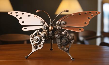 XL Realistic vintage mech art style