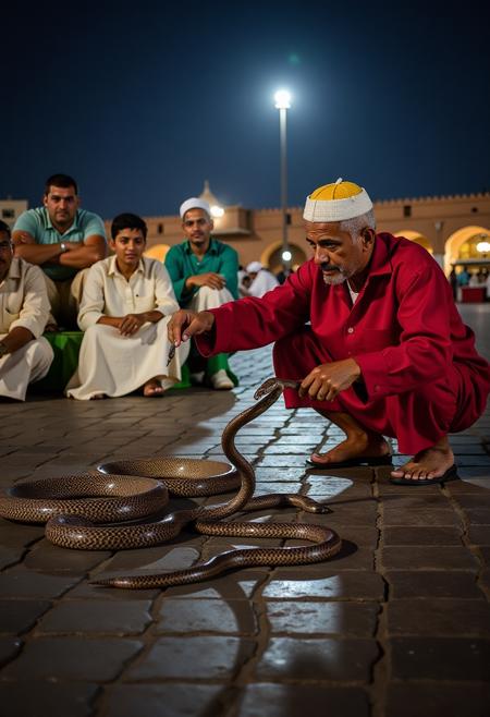 Moroccan Snake Charmer LORA FLUX