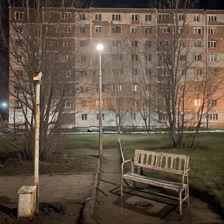 Night Russian Suburbs