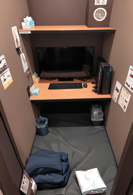 ネカフェ (Internet Cafes in Japan) SDXL