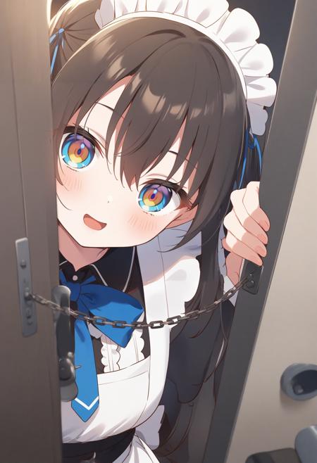 [SDXL&Pony] door chain / ドアチェーン版本Animagine v1.0 (ID: 755375)