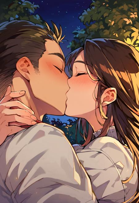 Kiss on lips