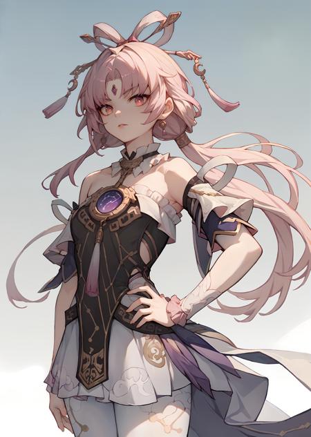 [SD1.5 & PONY] Honkai Star Rail - Fu Xuan | 符玄版本[PONY] v1.0 (ID: 522029)