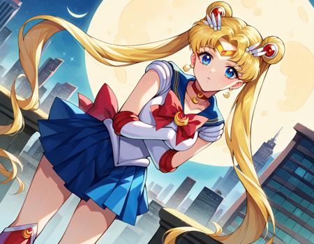 Usagi Tsukino (月野 うさぎ) / Sailor Moon (セーラームーン) - Sailor Moon (美少女戦士セーラームーン) - COMMISSION W/ DATASET