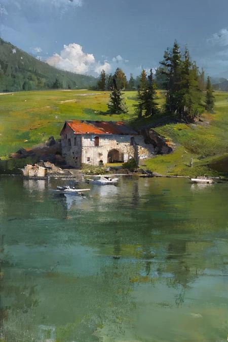 Oil painting(oil brush stroke) - 油画笔触
