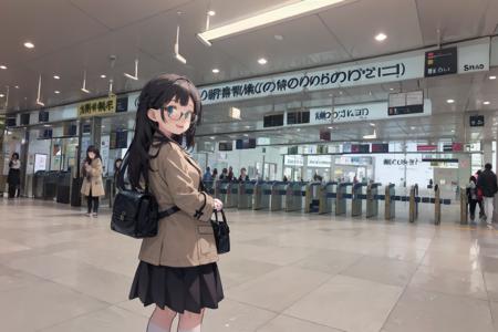 新大阪駅 新幹線のりば（のりかえ口）Shinkansen Tracks (shin-osaka station transfer gate) SD15