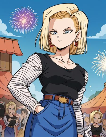 Android 18 (人造人間18号) - Dragon Ball (ドラゴンボール)版本anime s1 (ID: 752208)