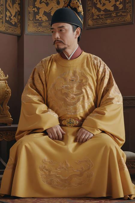 Chinese Emperor Clothing 明代早期皇帝常服版本v1.0 (ID: 454039)