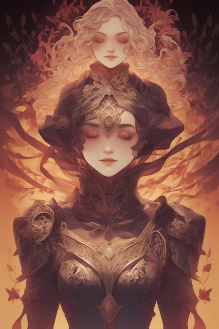 Anime Tarot effect of a complex armor - tangbohu 33