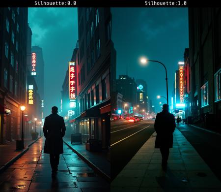 Silhouette Photography FLUX.1 Dev LoRA