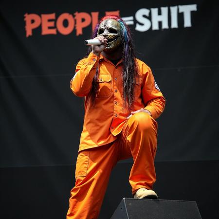 SLIPKNOT band. Number 8 masked. Corey Taylor