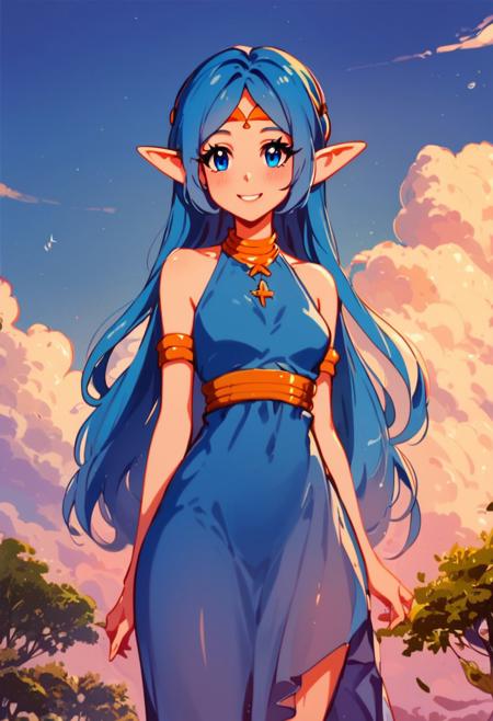 Nayru (The Legend Of Zelda: Oracle of Seasons) [Pony & SD1.5]