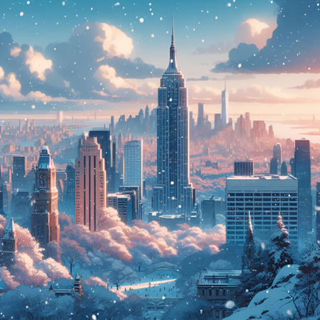 New York City, Empire State Building (Cityscape)