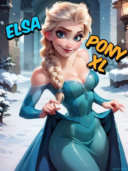 Elsa (Frozen) Disney Princess, by YeiyeiArt版本-PONY XL- (ID: 426638)