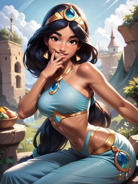 Jasmine (Aladdin) Disney Princess - SD 1.5 | XL PONY - by YeiyeiArt