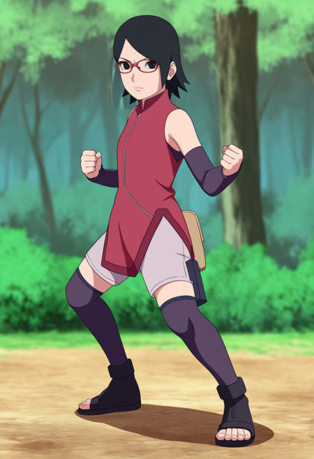 Sarada Uchiha - Academy / Genin - Boruto: Naruto Next Generations - IllustriousXL - Noob LORA