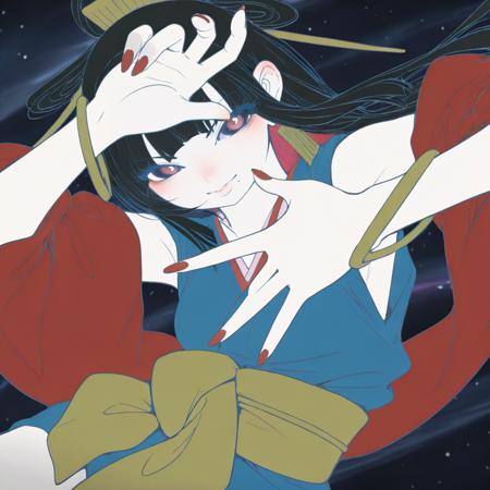 OC girl from tuki.『ひゅるりらぱっぱ』by 十八番茶 mado [Illustrious/NAI, Pony XL] HYURURIRAPAPPA