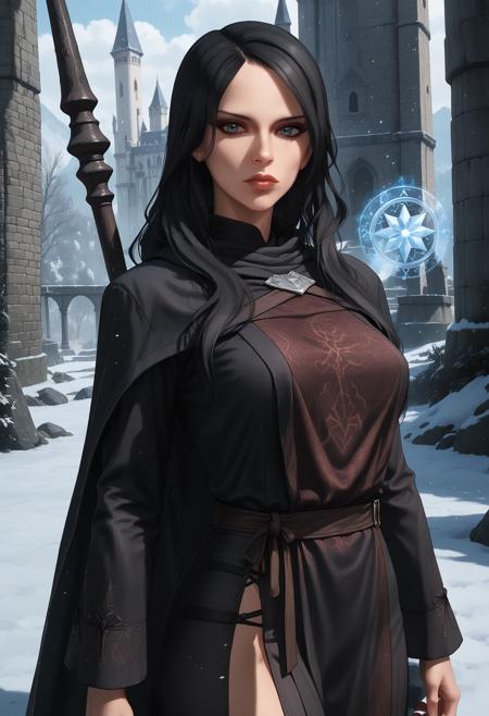 Illia, Imperial Ice Mage (Skyrim), LoRA, PonyXL