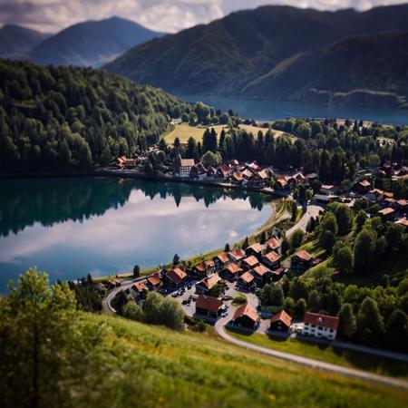 Tilt shift photography style XL + F1D