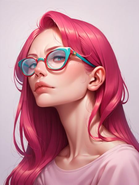 Retro Cat Eye Glasses - Commission版本v1.0 (ID: 703311)